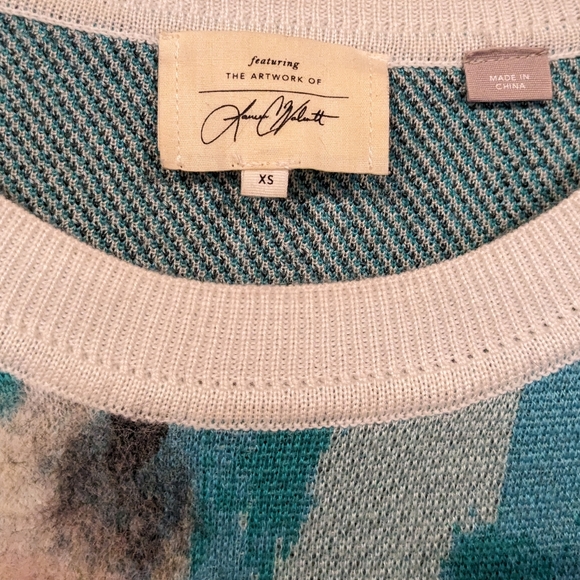 Women's ANTHROPOLOGIE llama sweater by Lauren Walcott size XS - Picture 4 of 4